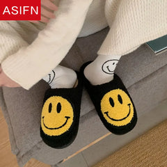 Step into comfort and charm with our Cute Smile Pattern Fluffy Slippers! Treat your feet to cozy softness and adorable style with these plush slippers featuring a cute smiley pattern. Perfect for lounging at home or adding a touch of whimsy to your outfit. Slip into happiness today!