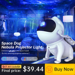 Space Dog Galaxy Star Nebula Projector